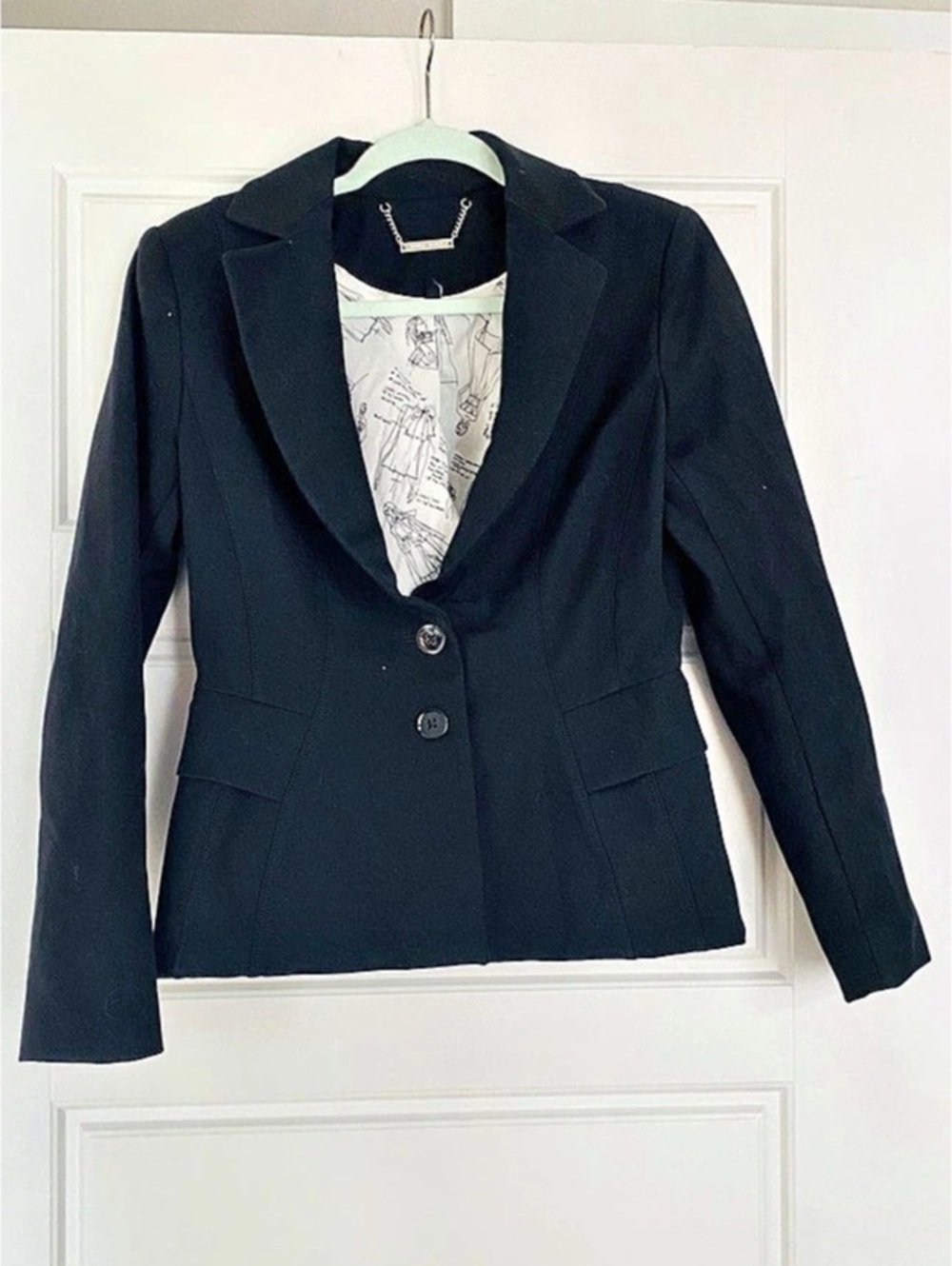 White Stag Signature Blazer Black & White Blazer Size 6